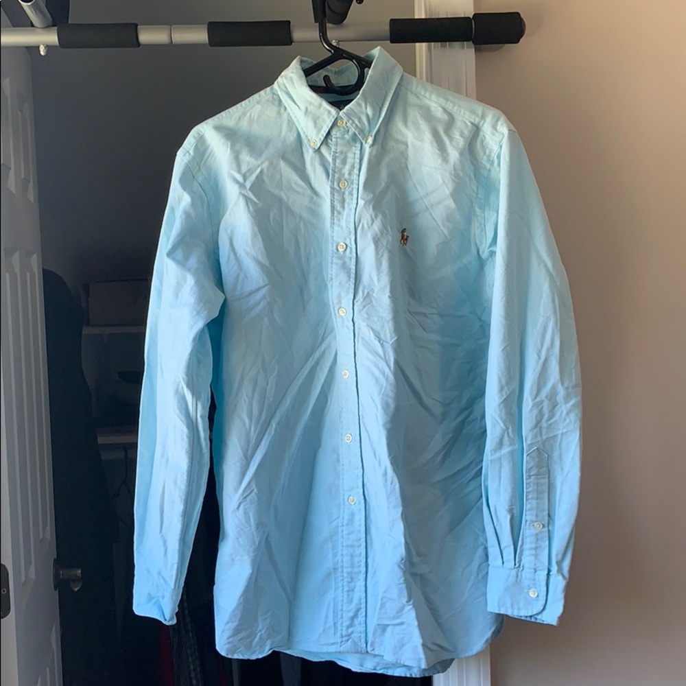Ralph Lauren Baby Blue Formal Button Down